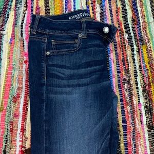 Denim boot cut jeans